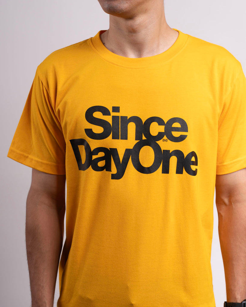 DAILY GRIND SINCE DAY ONE TSHIRT CHROME YELLOW