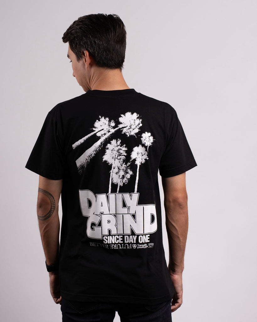 DAILY GRIND ROARING TSHIRT BLACK