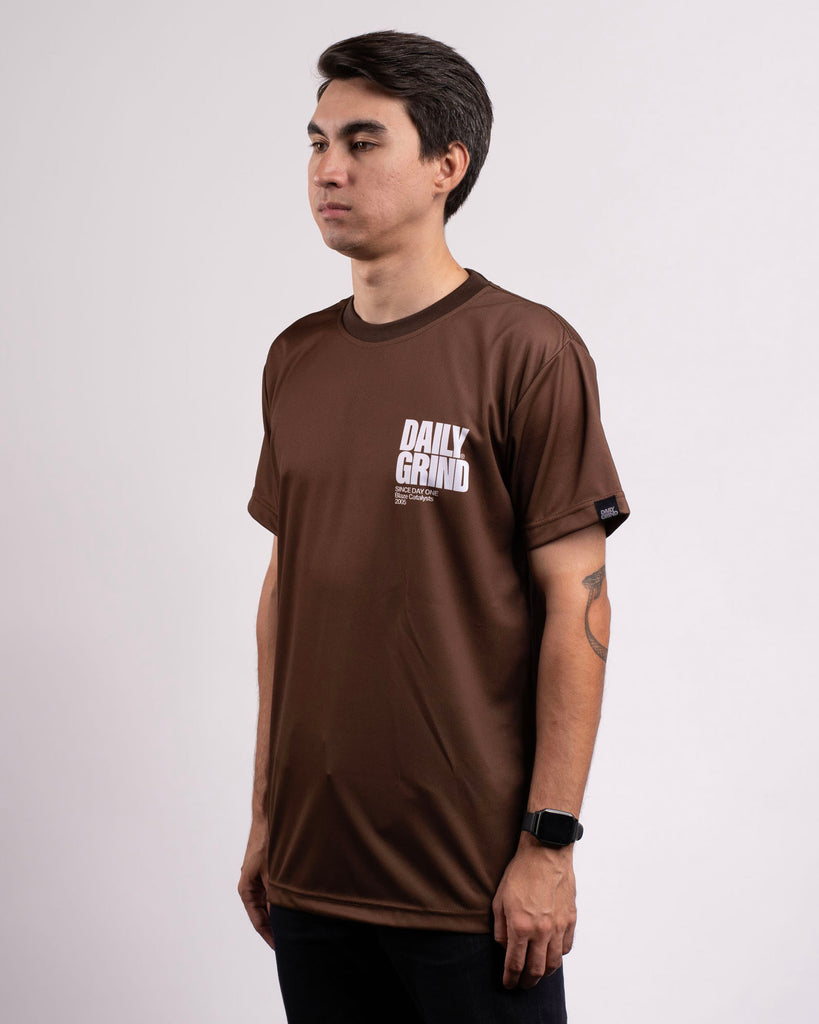 DAILY GRIND BLAZE JERSEY BROWN