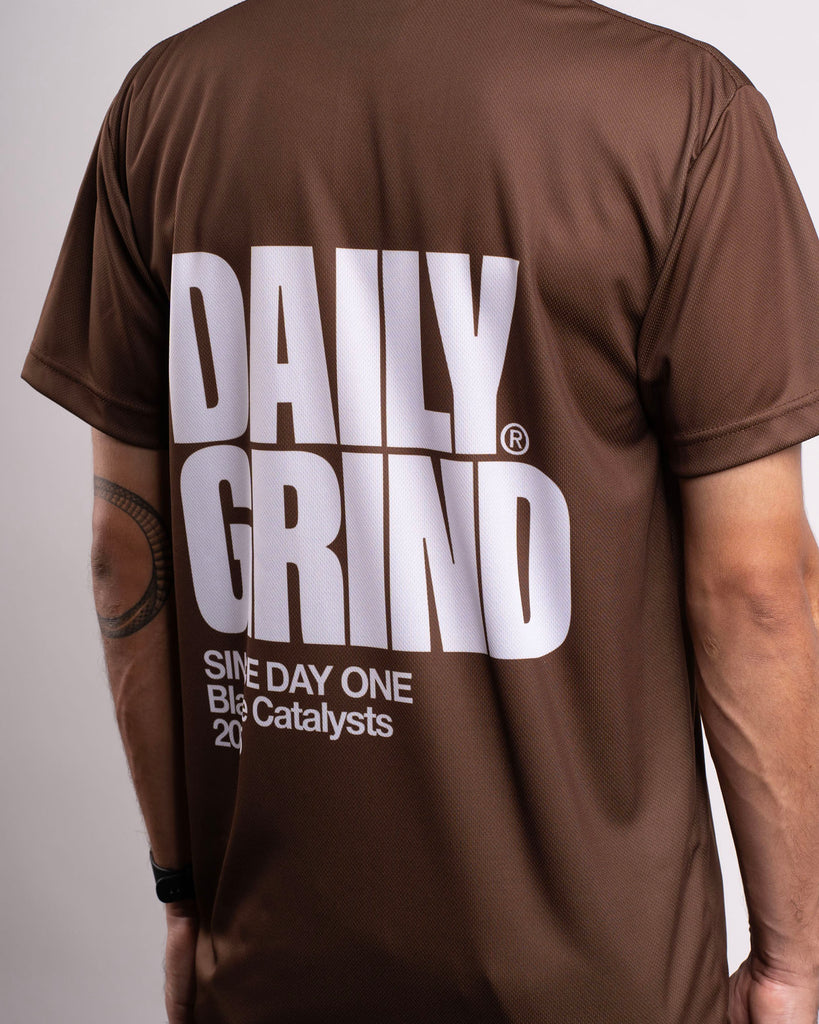 DAILY GRIND BLAZE JERSEY BROWN