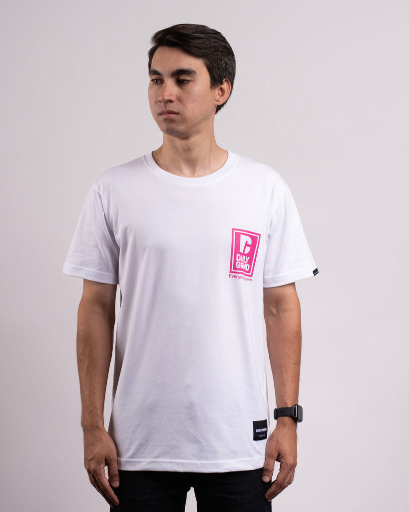 DAILY GRIND GROOVIN TSHIRT WHITE