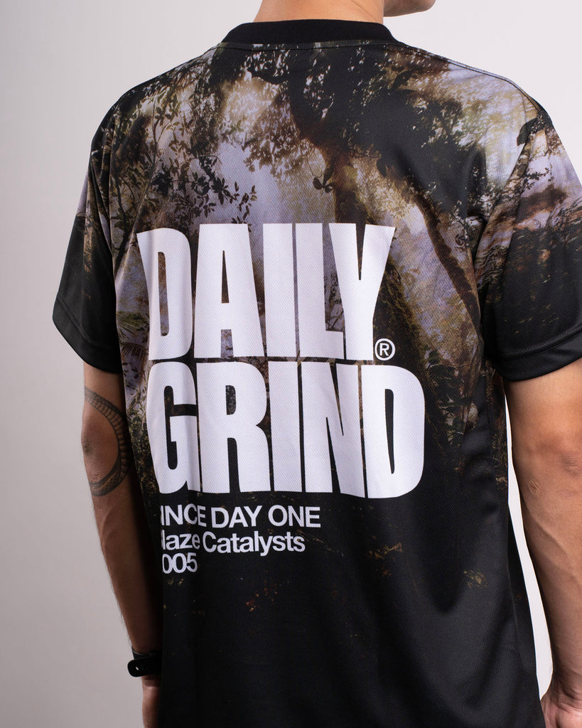 DAILY GRIND BLAZE FOREST JERSEY BROWN