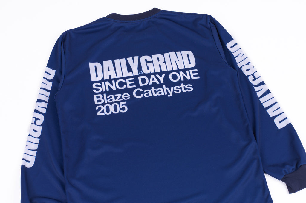 DAILY GRIND BLAZE EXTENDED JERSEY LONGSLEEVES BLUE