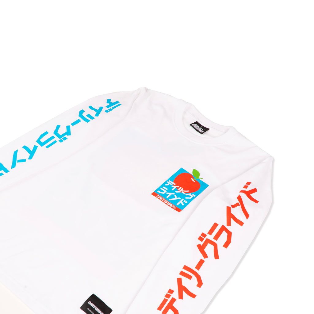 DAILY GRIND COREDROP LONGSLEEVES WHITE