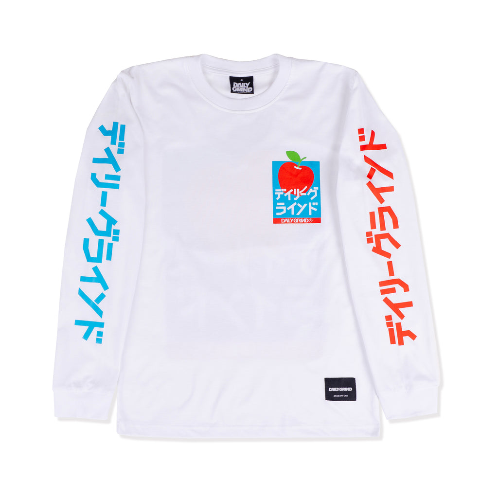 DAILY GRIND COREDROP LONGSLEEVES WHITE