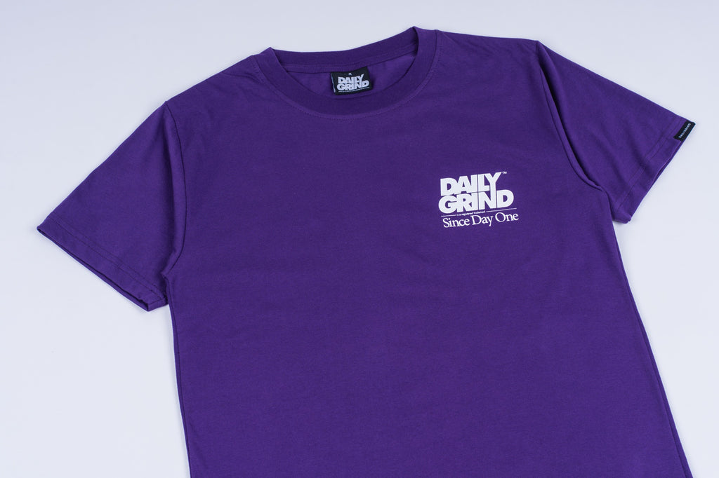 DAILY GRIND CENTRAL TSHIRT PURPLE