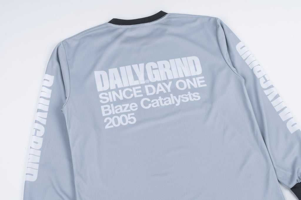 DAILY GRIND BLAZE EXTENDED JERSEY LONGSLEEVES GRAY