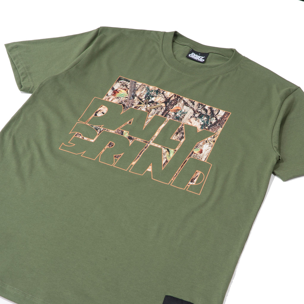 DAILY GRIND SHEAR BRANCH OUT TSHIRT LIGHT FATIGUE