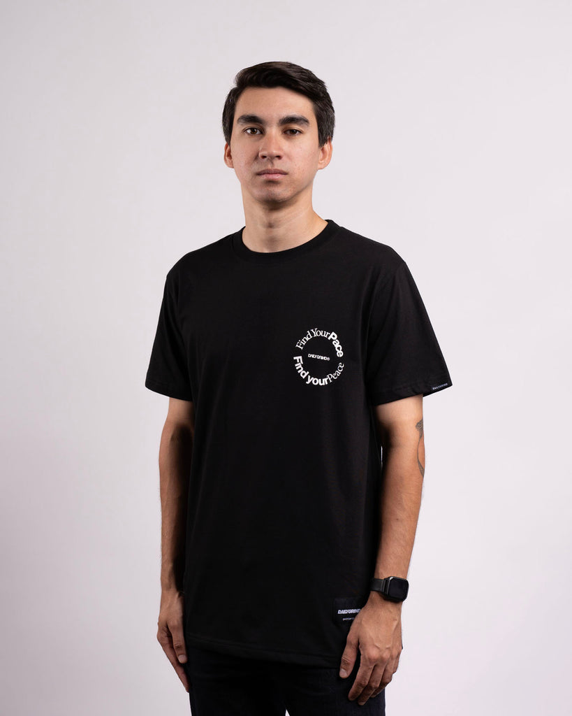 DAILY GRIND FIND YOUR PACE TSHIRT BLACK