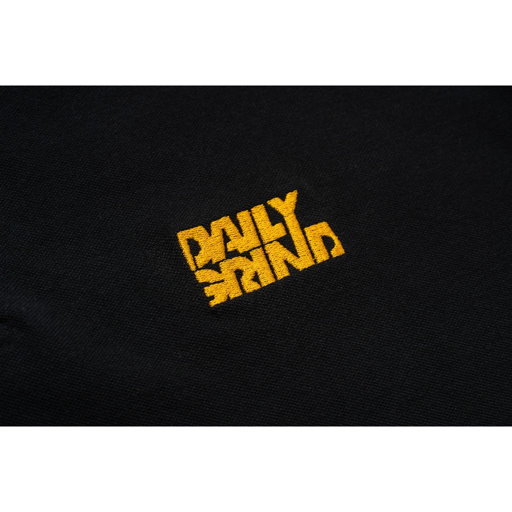 DAILY GRIND SHEAR POLO SHIRT BLACK