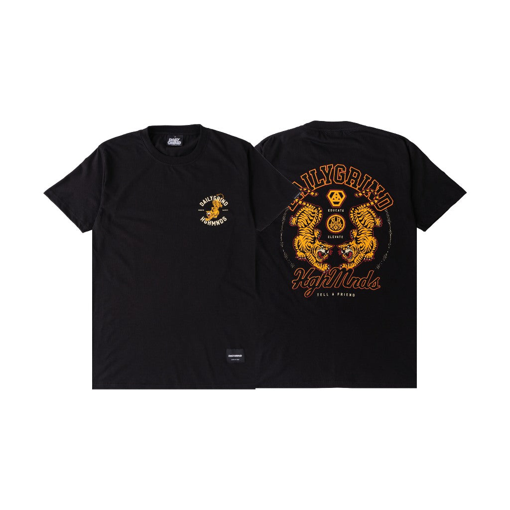 HGHMNDS X DAILYGRIND STEADFAST TSHIRT BLACK