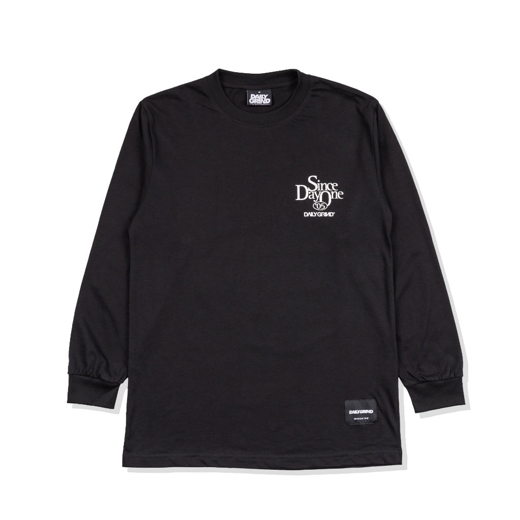 DAILY GRIND BLOCKS LONGSLEEVES BLACK