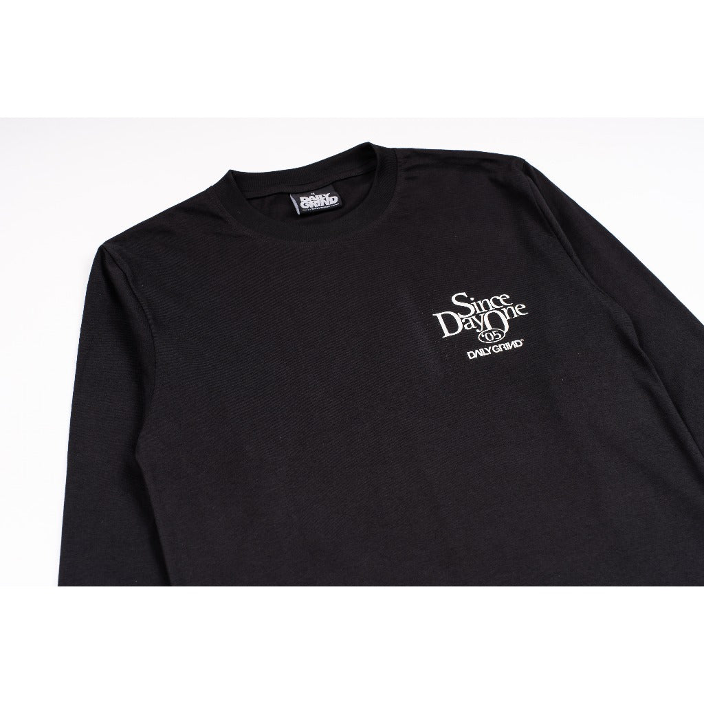 DAILY GRIND BLOCKS LONGSLEEVES BLACK