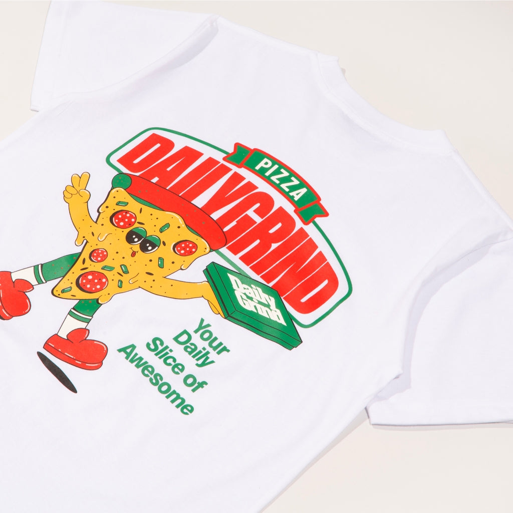 DAILY GRIND SLICE POP TSHIRT WHITE