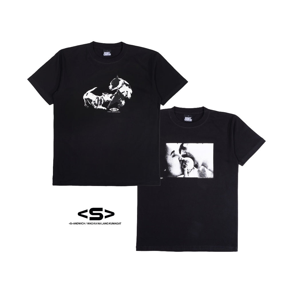 SANDWICH WAG KA NA LANG KUMAGAT 02 TSHIRT BLACK