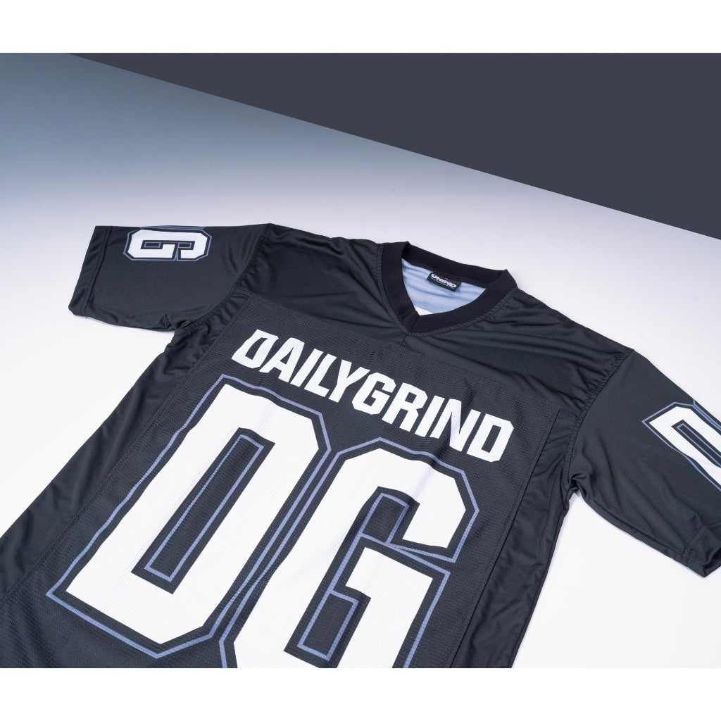 DAILY GRIND FIELD OVERSIZED JERSEY BLACK