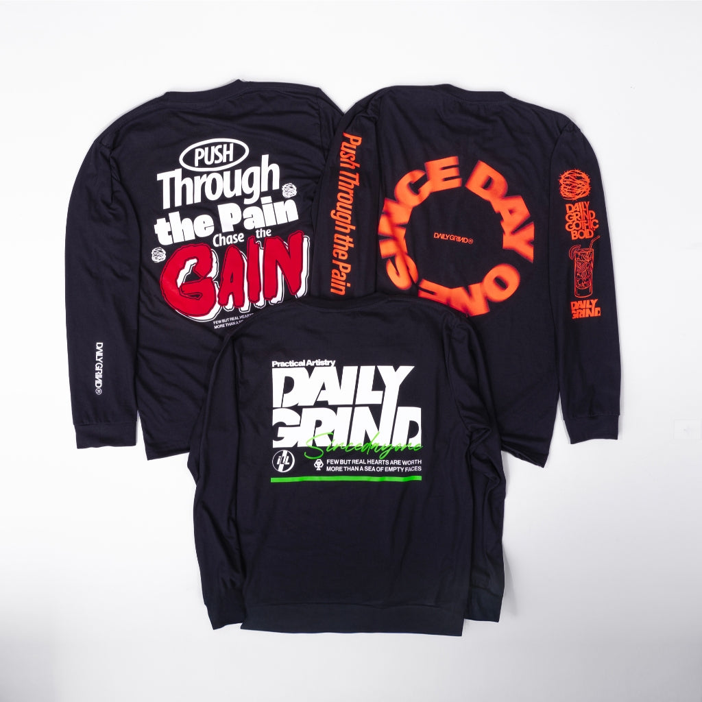 DAILY GRIND DECK LONGSLEEVES BLACK