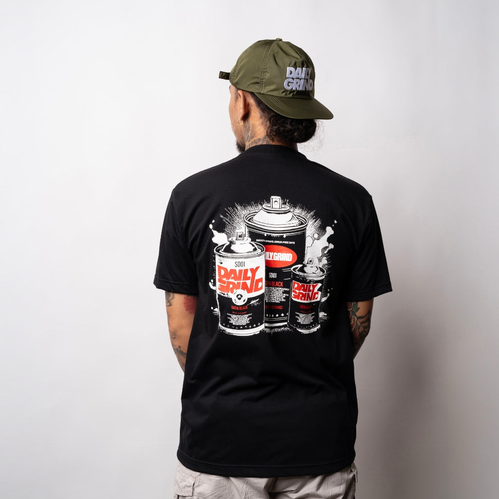 DAILY GRIND SPRAYED TSHIRT BLACK