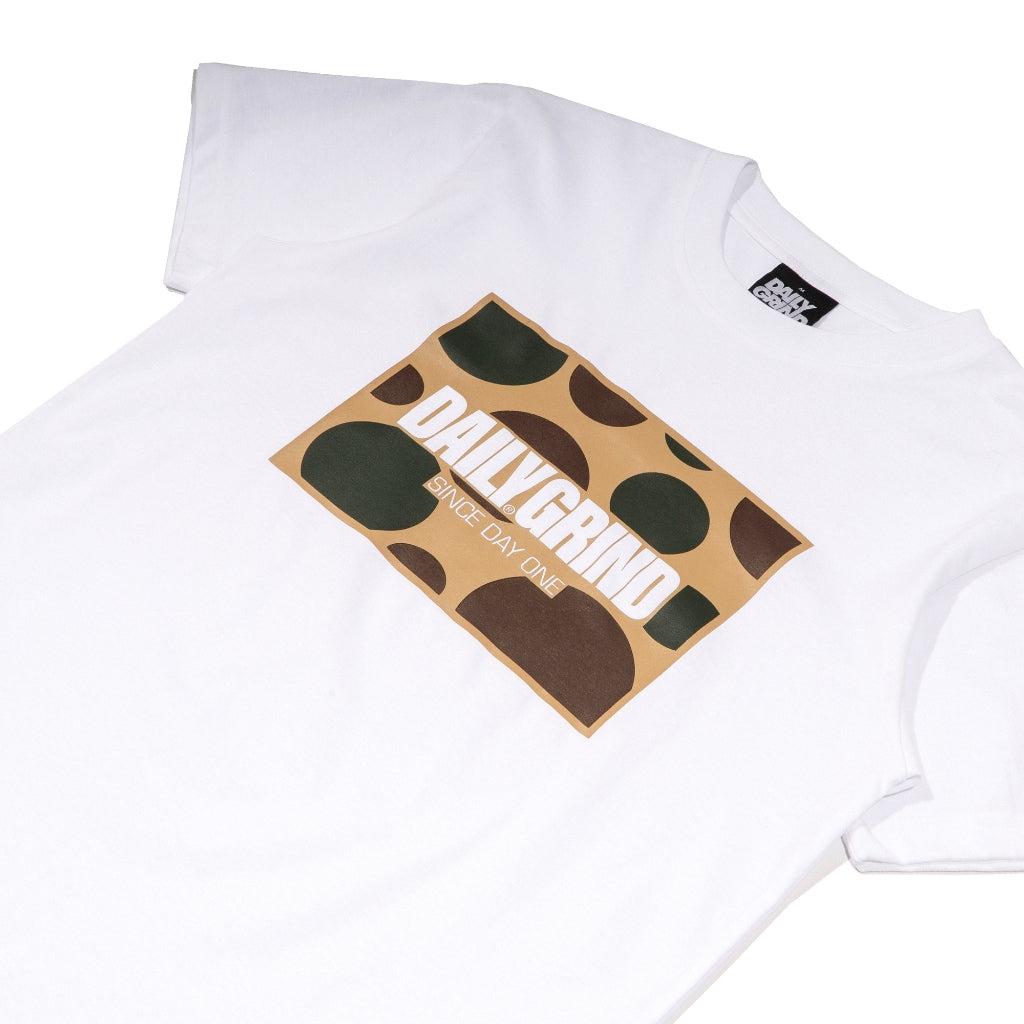 DAILY GRIND PHANTOM RINGS TSHIRT WHITE