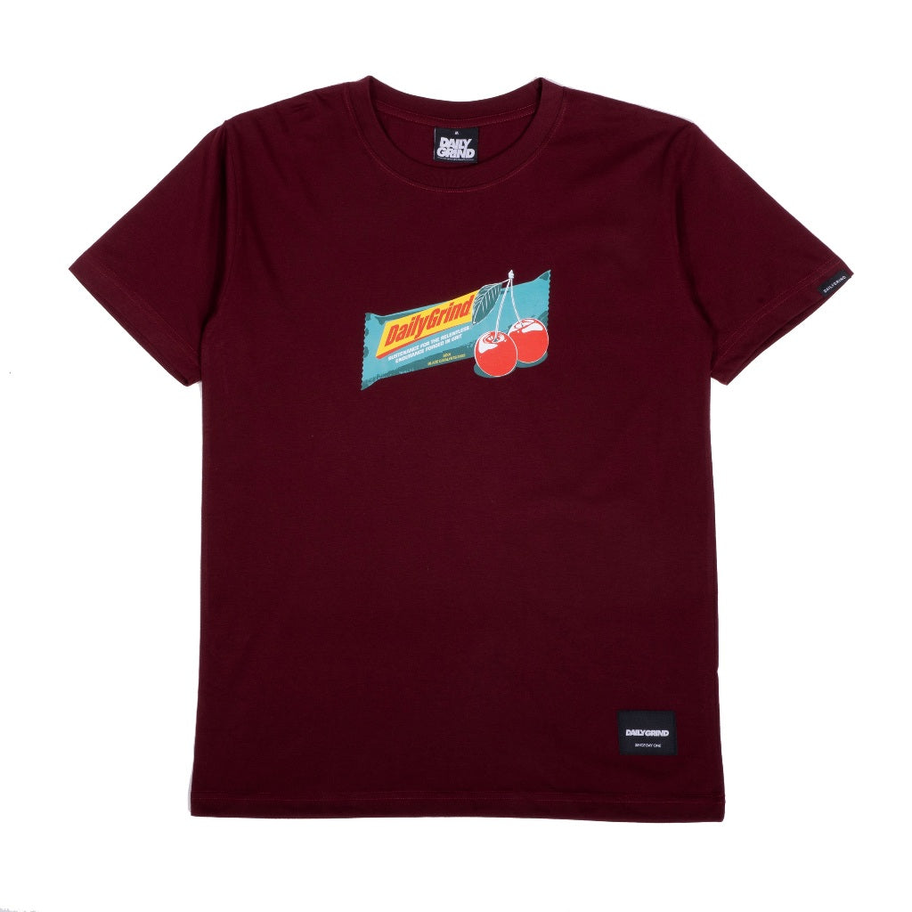 DAILY GRIND POWER BERRY TSHIRT MAROON