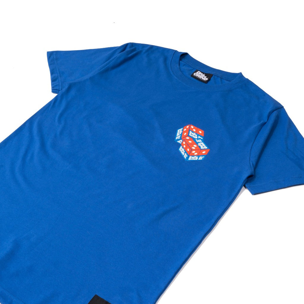 DAILY GRIND DOMINO EFFECT TSHIRT ROYAL BLUE