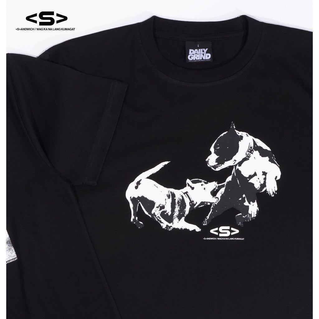 SANDWICH WAG KA NA LANG KUMAGAT 01 TSHIRT BLACK