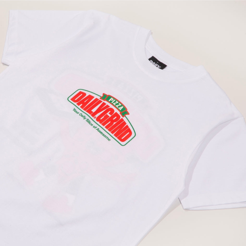 DAILY GRIND SLICE POP TSHIRT WHITE