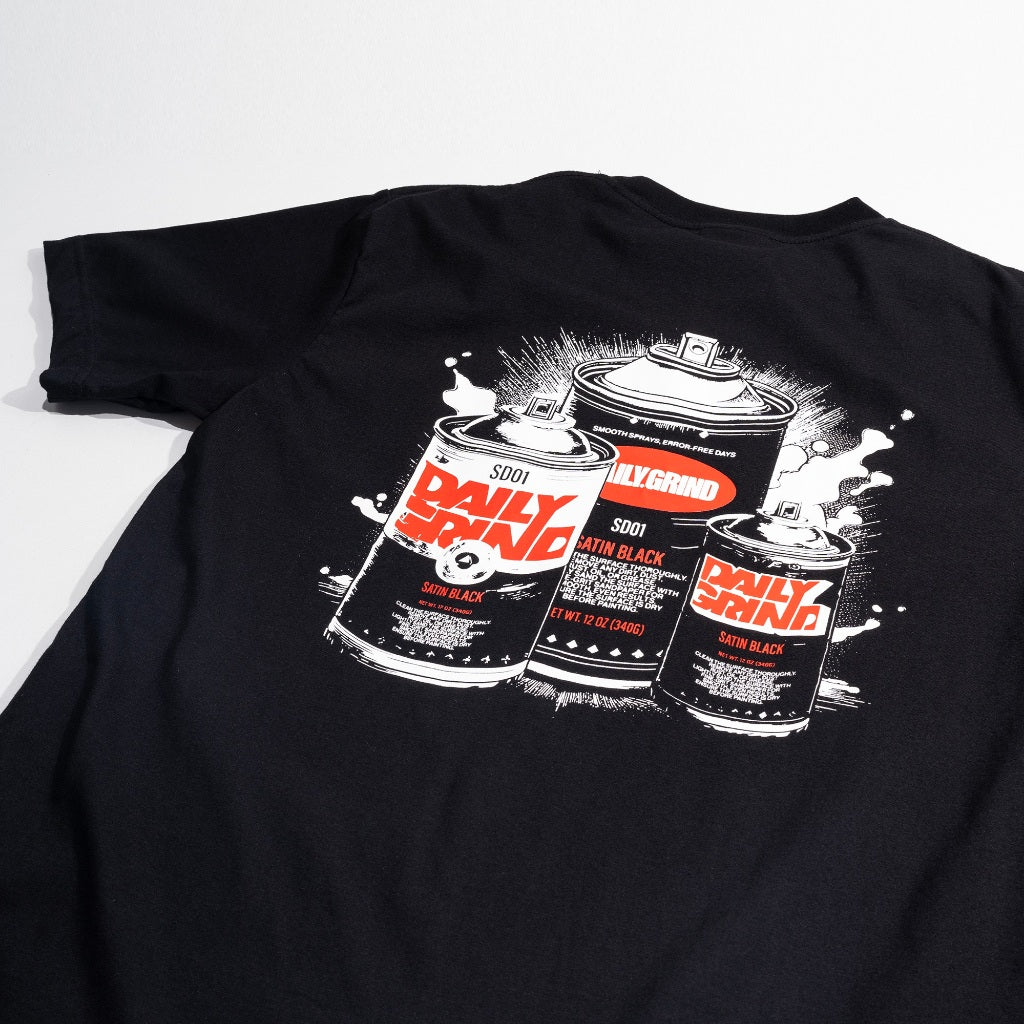 DAILY GRIND SPRAYED TSHIRT BLACK