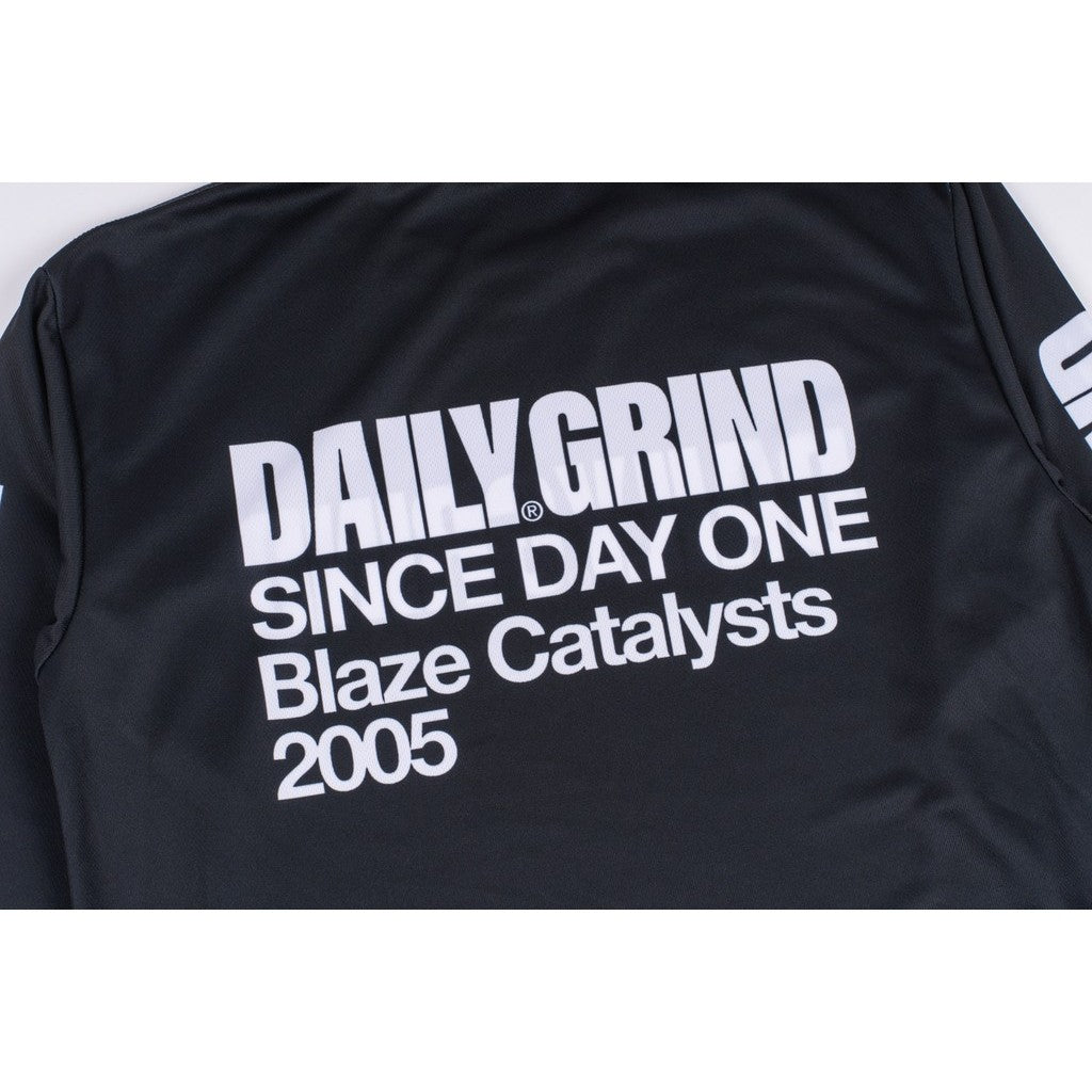 DAILY GRIND BLAZE EXTENDED JERSEY LONGSLEEVES BLACK