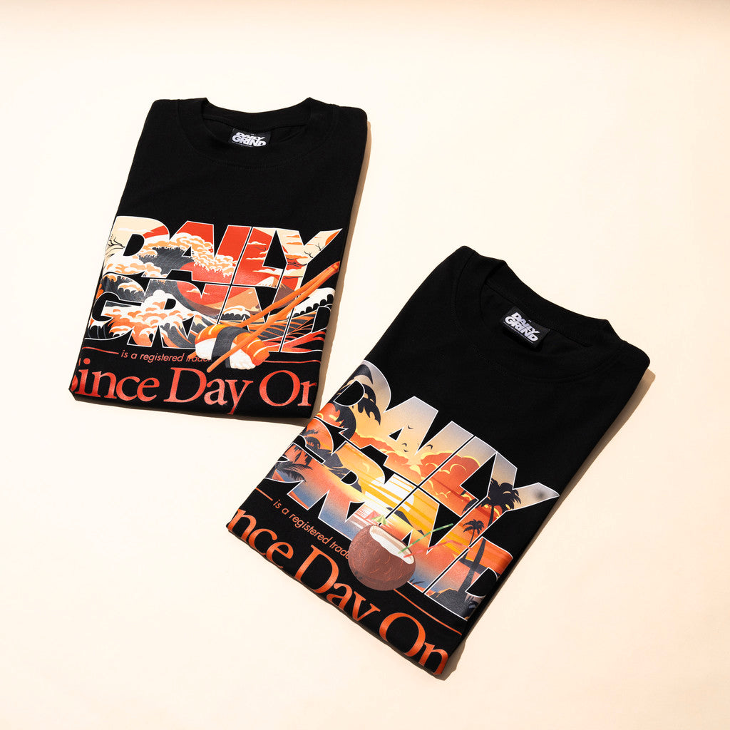 DAILY GRIND RAW DEAL TSHIRT BLACK