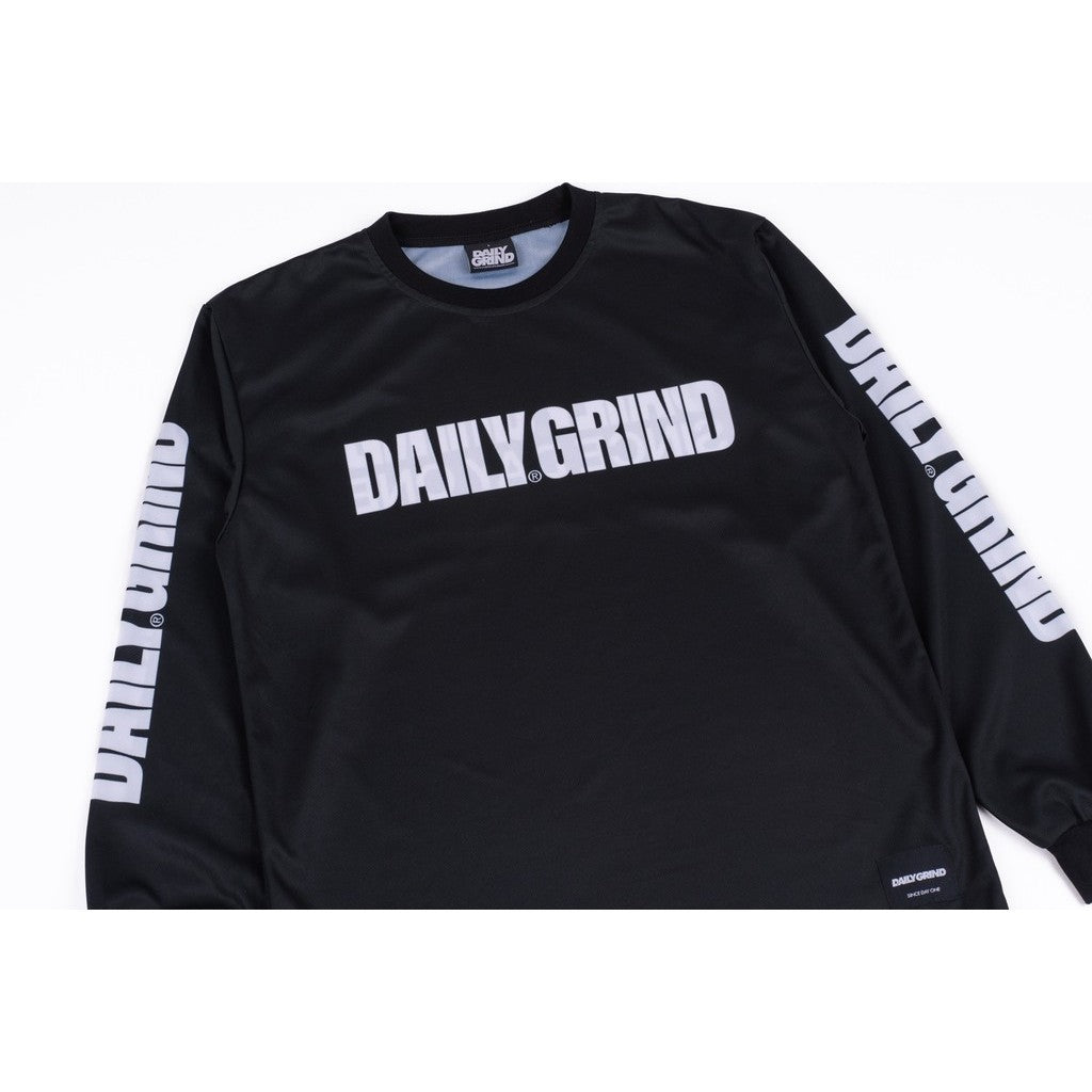 DAILY GRIND BLAZE EXTENDED JERSEY LONGSLEEVES BLACK