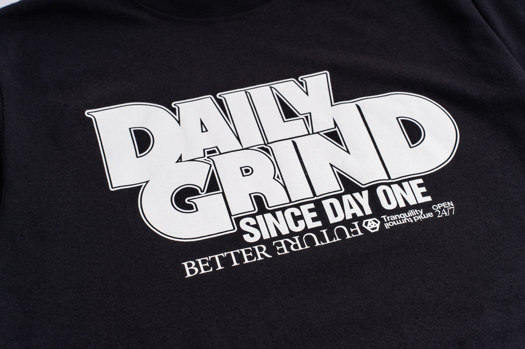 DAILY GRIND TRANQUILITY TSHIRT BLACK