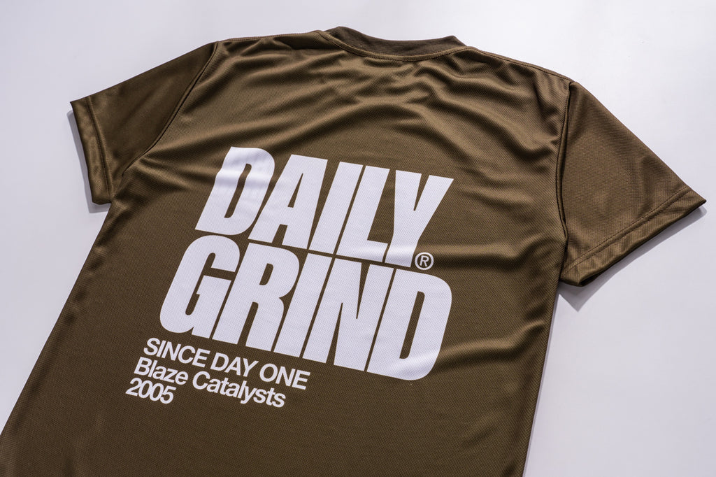 DAILY GRIND BLAZE JERSEY BROWN