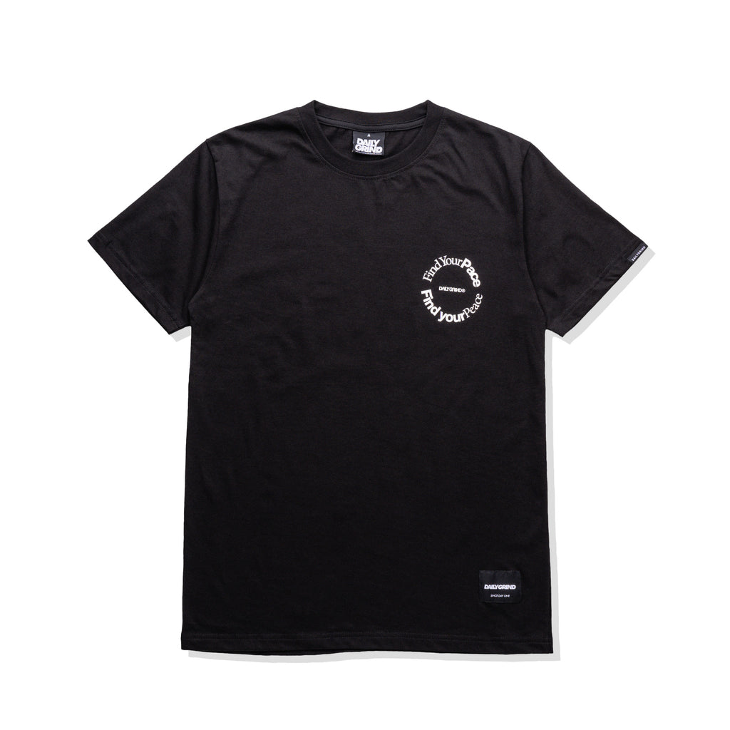 DAILY GRIND FIND YOUR PACE TSHIRT BLACK