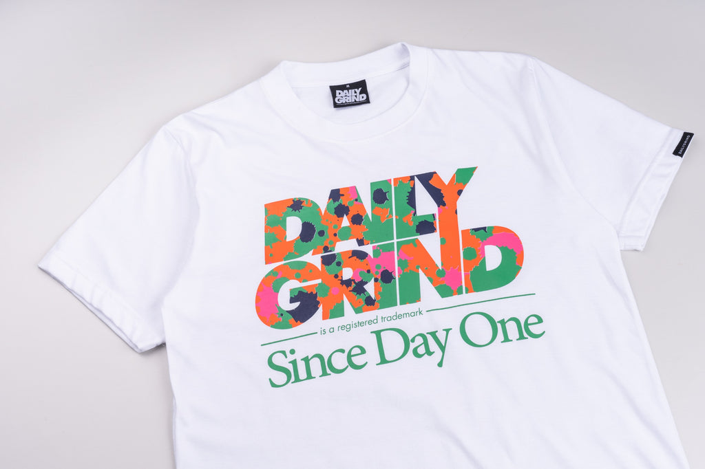 DAILY GRIND MAIN COVER TSHIRT WHITE