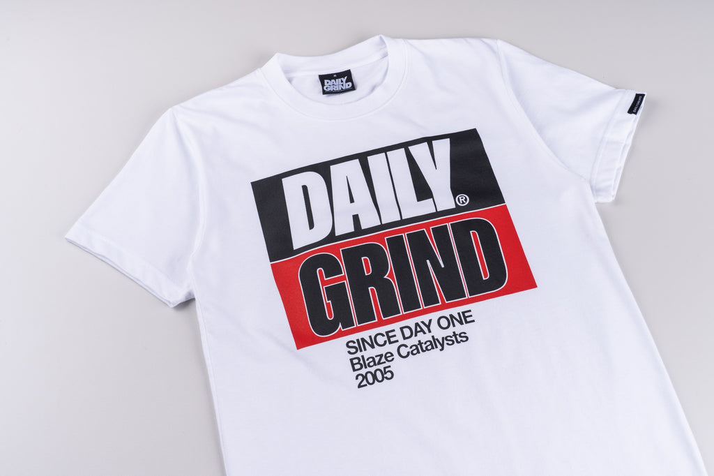 DAILY GRIND BLAZE DUO F TSHIRT WHITE