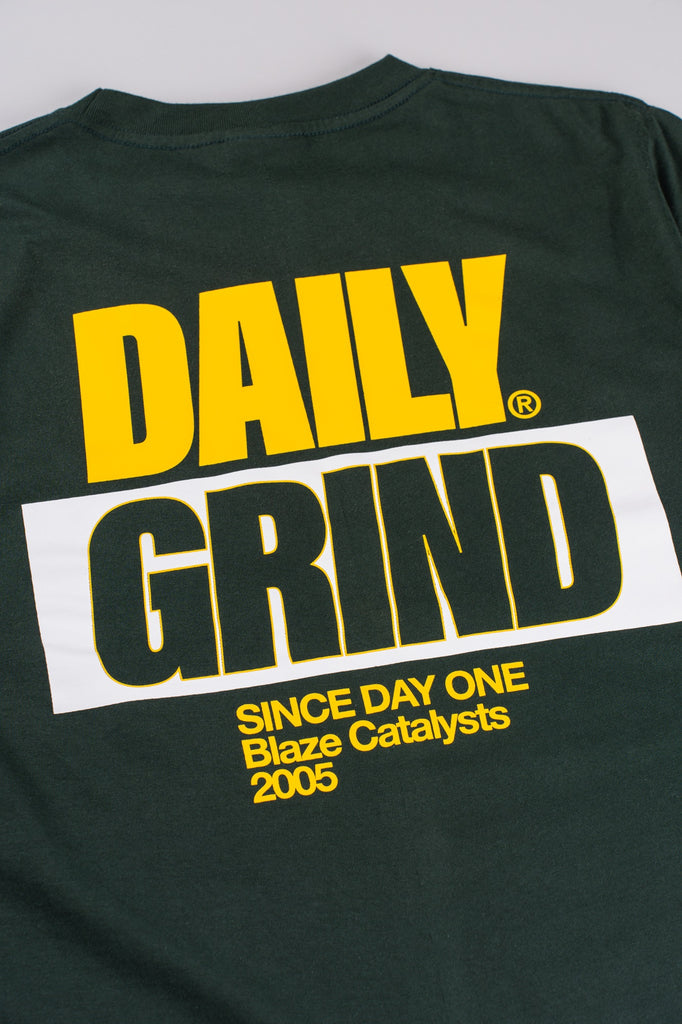 DAILY GRIND BLAZE DUO FB TSHIRT MOSS GREEN