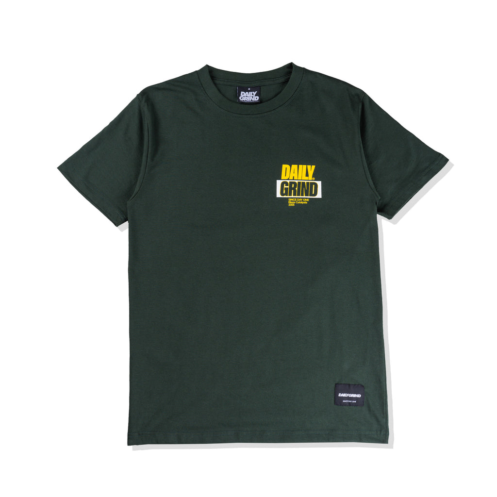 DAILY GRIND BLAZE DUO FB TSHIRT MOSS GREEN