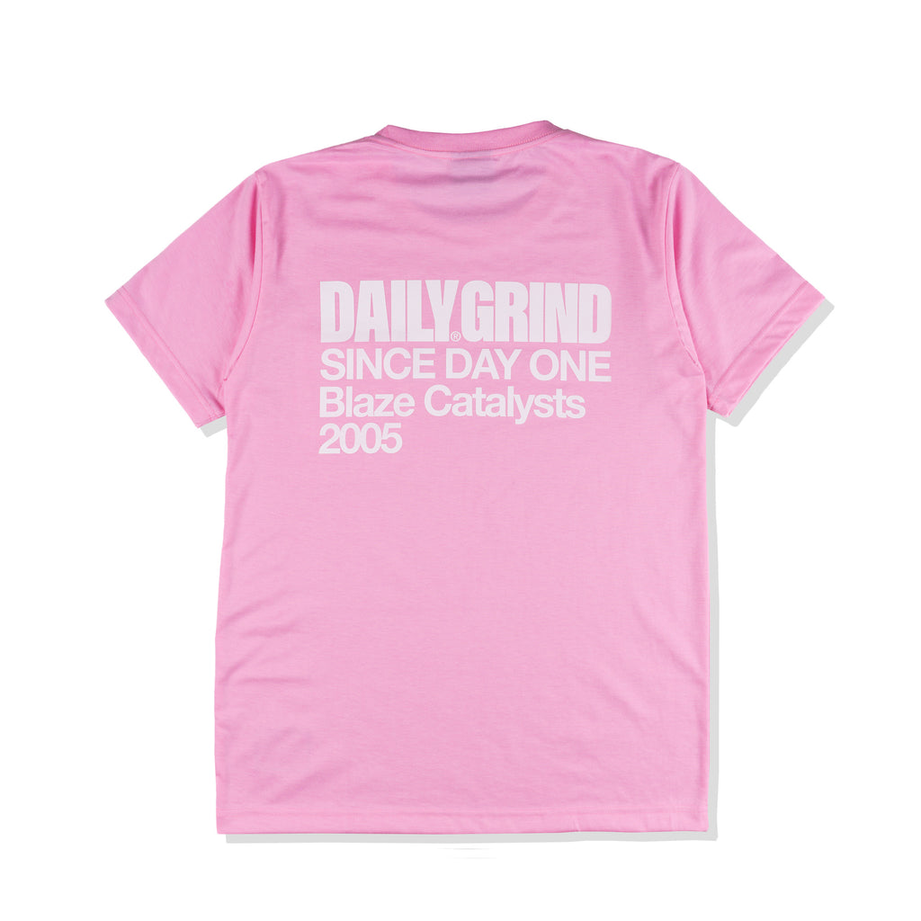 DAILY GRIND BLAZE POCKET TEE PINK