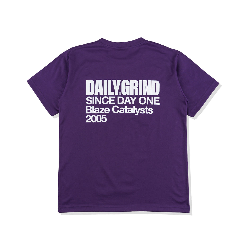 DAILY GRIND BLAZE POCKET TEE PURPLE