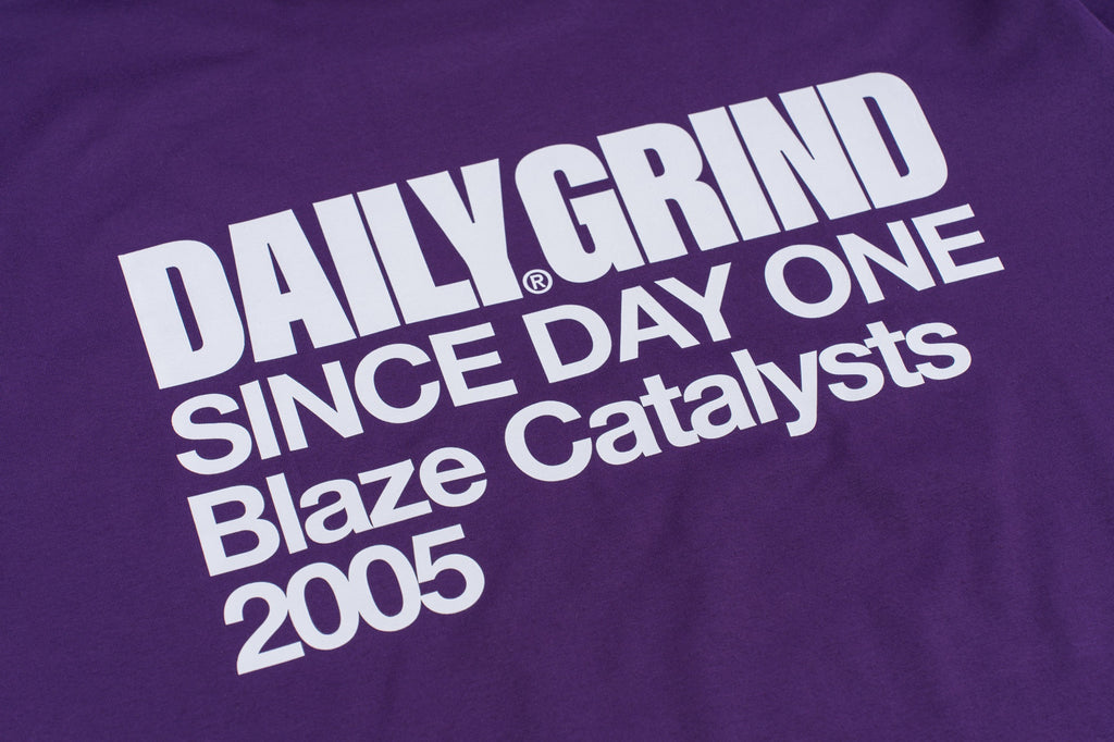 DAILY GRIND BLAZE POCKET TEE PURPLE