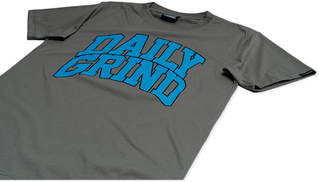 DAILY GRIND VARSITY TSHIRT GRAY