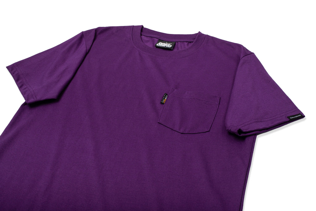 DAILY GRIND POCKET TEE 2 PURPLE