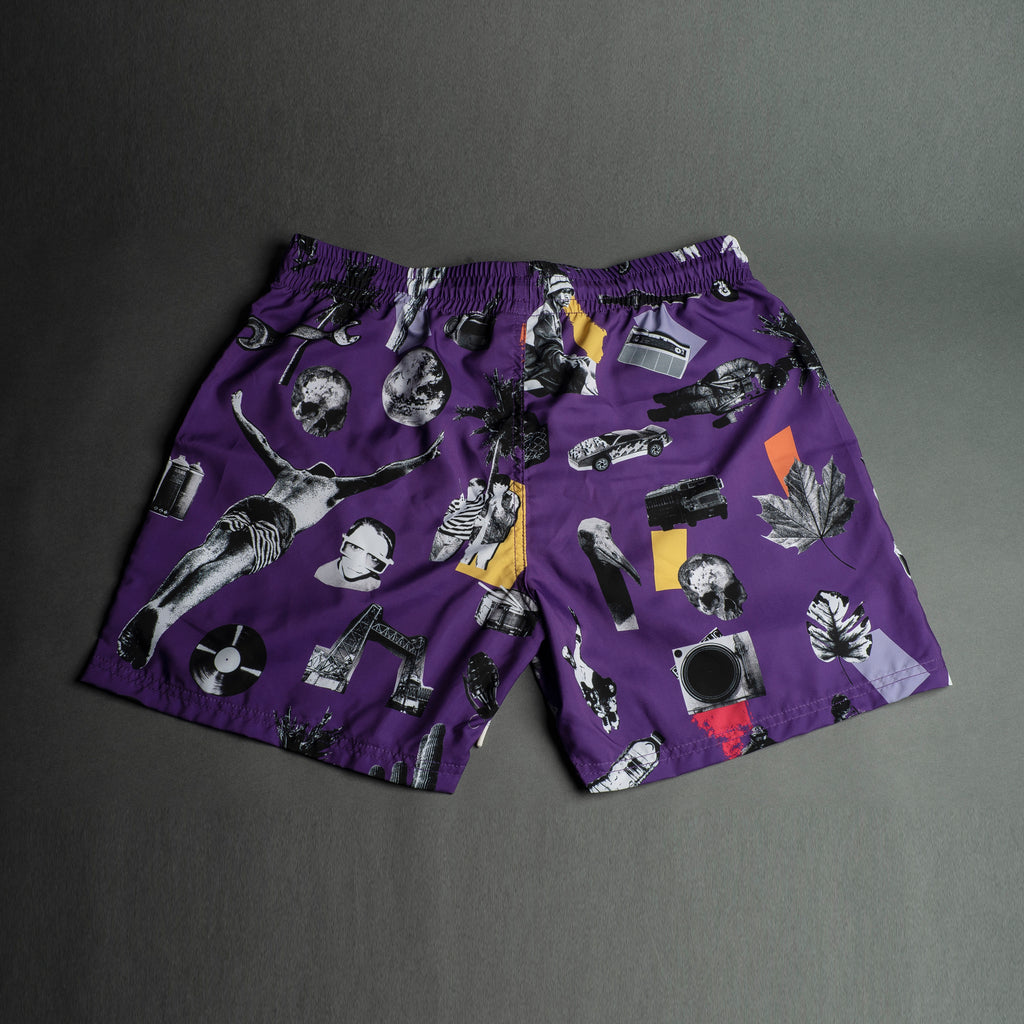 DAILY GRIND TALK TALK SHORTS PURPLE