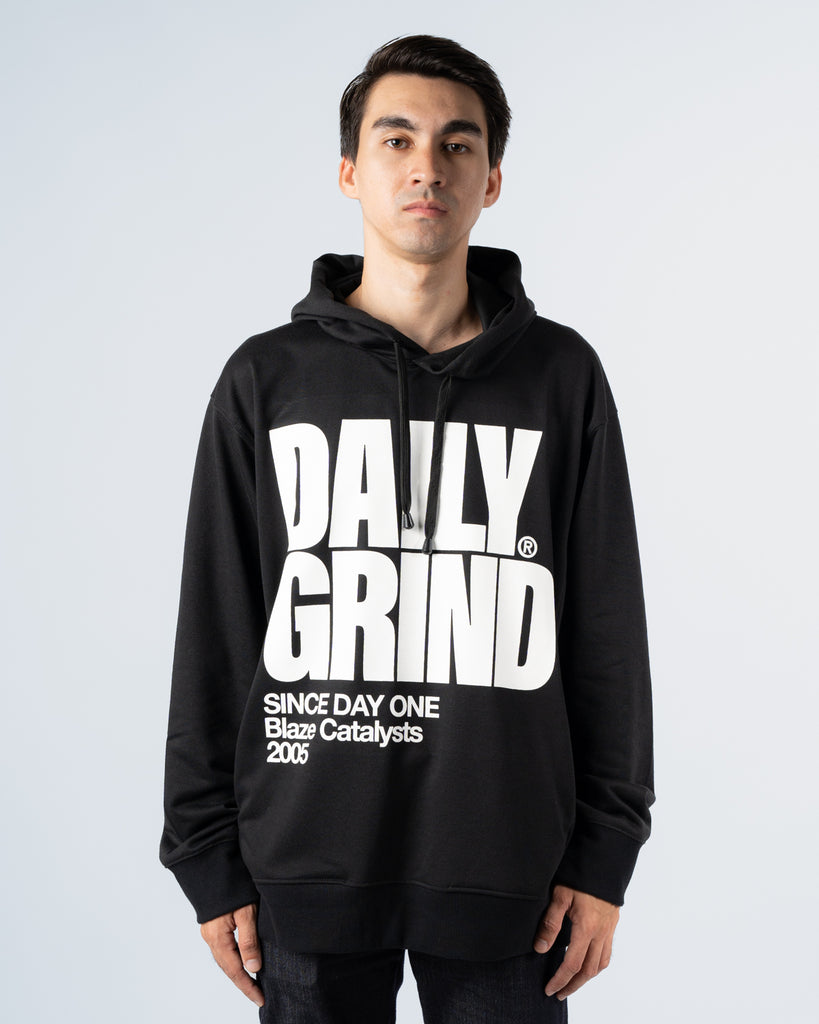 DAILY GRIND BLAZE PULL OVER JACKET BLACK