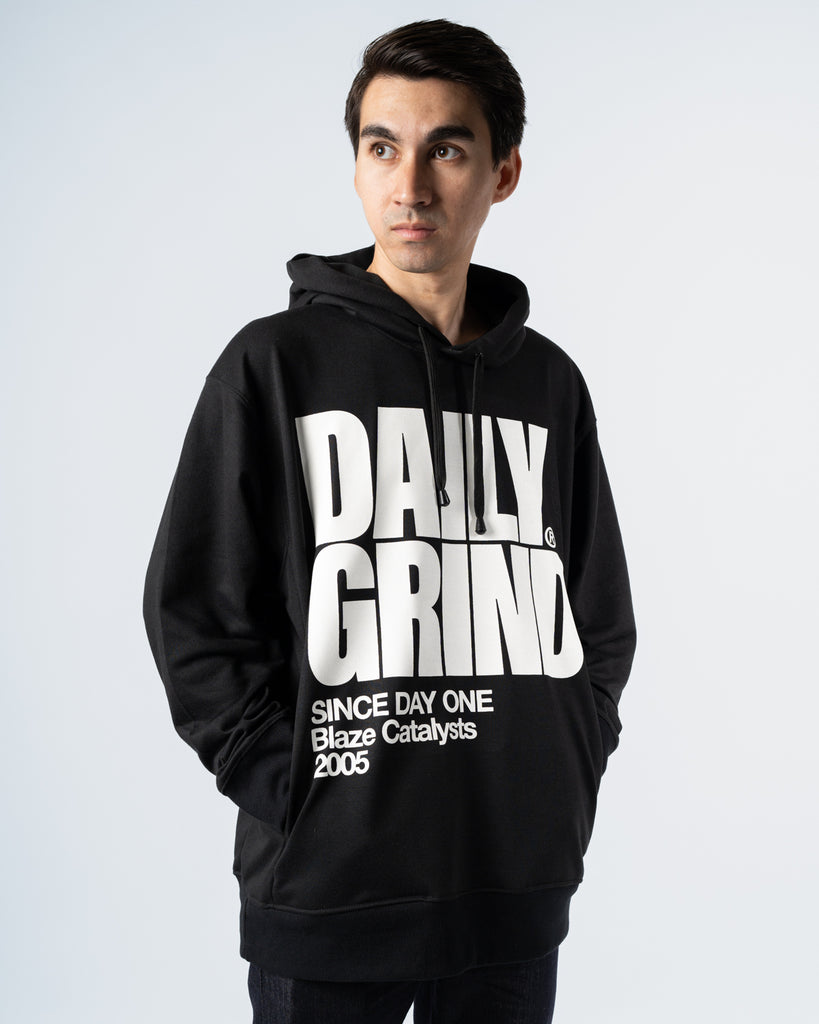 DAILY GRIND BLAZE PULL OVER JACKET BLACK