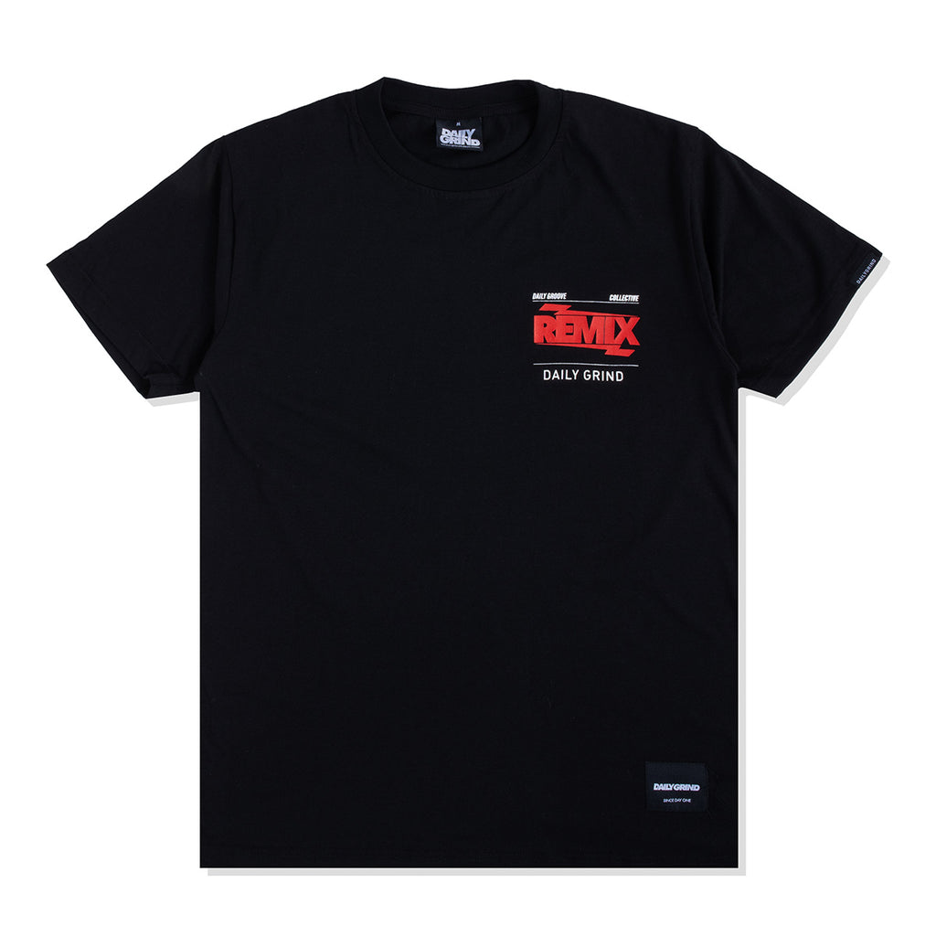 DAILY GRIND DJ REMIX TSHIRT BLACK