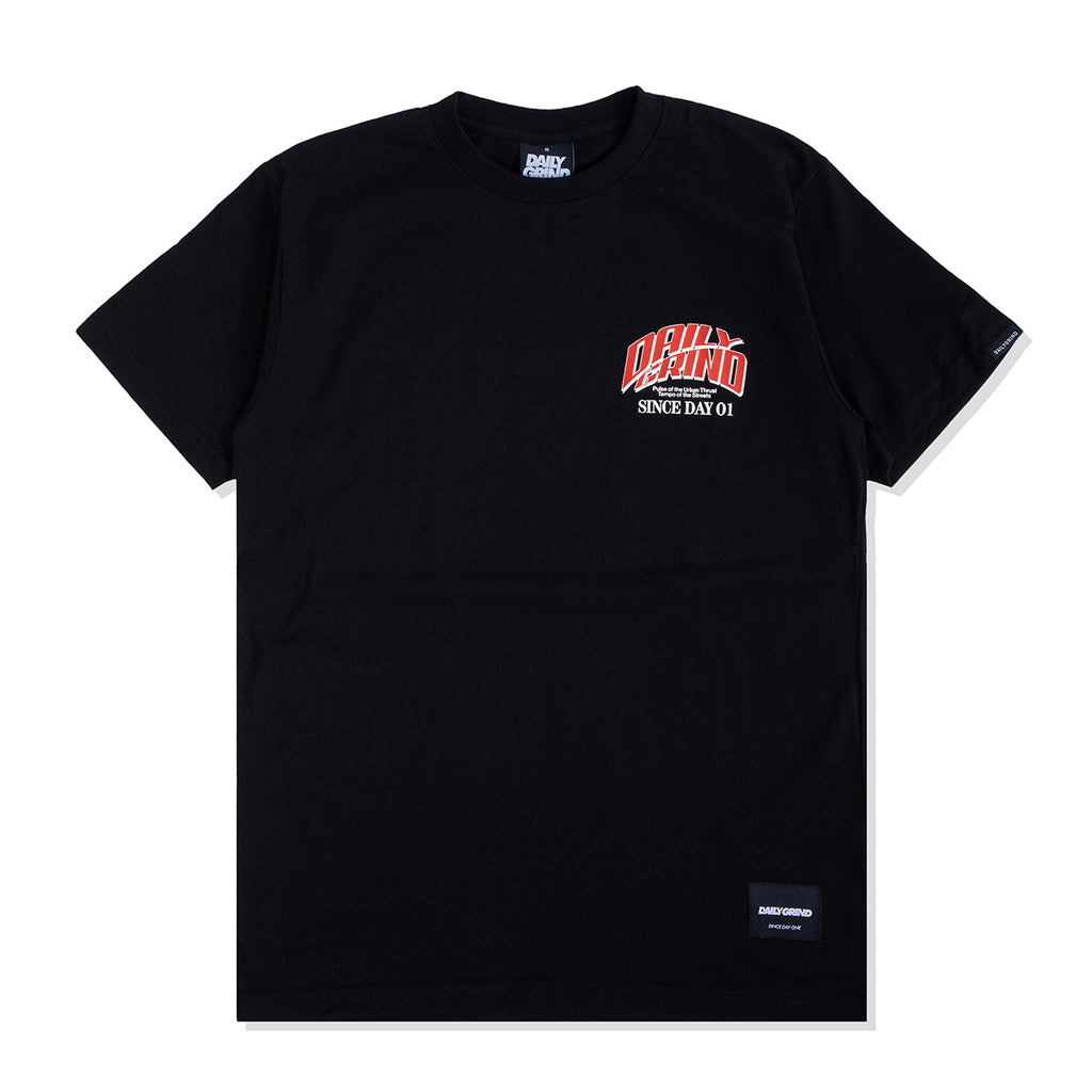 DAILY GRIND RIDER TSHIRT BLACK