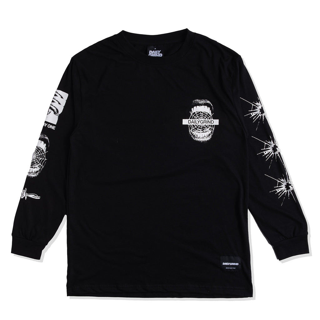 DAILY GRIND EXCERPT LONGSLEEVES BLACK