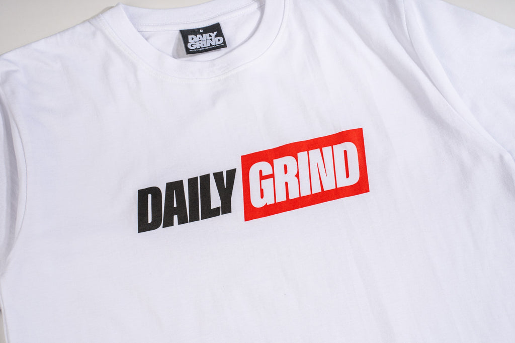 DAILY GRIND TWICE TSHIRT WHITE